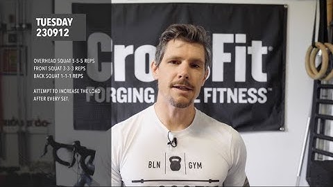 Workout Tips with Adrian Bozman: Overhead Squat, Front Squat, Back Squat