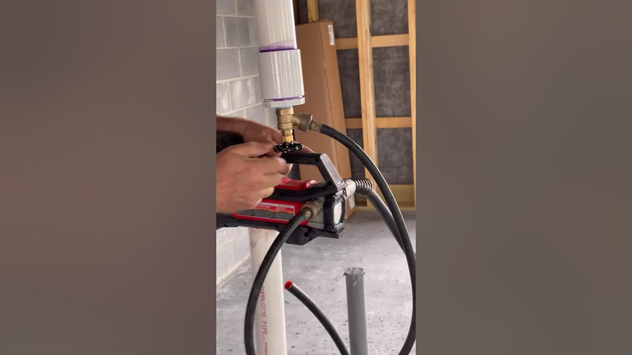 How To Test PVC Drain Pipes With Water YouTube