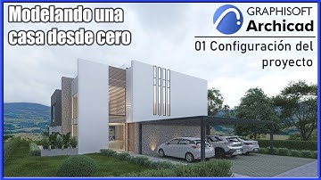 01 Configura tu PROYECTO desde CERO en archicad | Descarga mis archivos EDITABLES aqui 👇