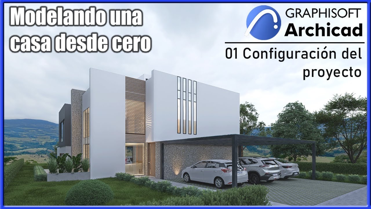01 Configura tu PROYECTO desde CERO en archicad | Descarga mis archivos EDITABLES aqui 👇