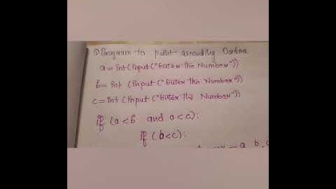 Program to print number in ascending order in Python#olevel#python#