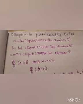 Program to print number in ascending order in Python#olevel#python ...