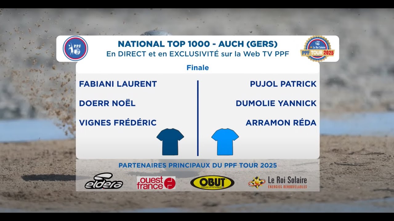 Miniature : PPF TOUR 2025 National - AUCH - Finale - FABIANI / PUJOL.