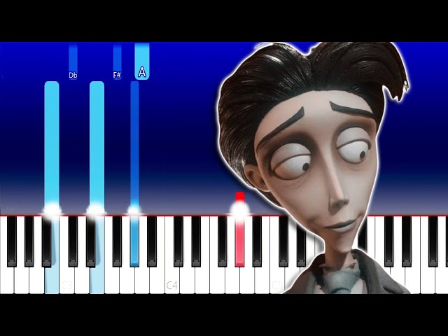 Corpse Bride - Victor's Piano Solo (Piano Tutorial) class=