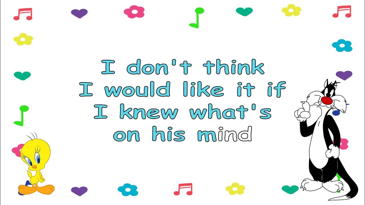 I Tawt I Taw A Puddy Tat Lyrics I Taut I Taw a Puddy Tat Tweety and Sylvester lyric video - YouTube