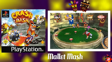 Crash Bash - Mallet Mash - [Trophy + Gem + Crystal] || Warp Room 5
