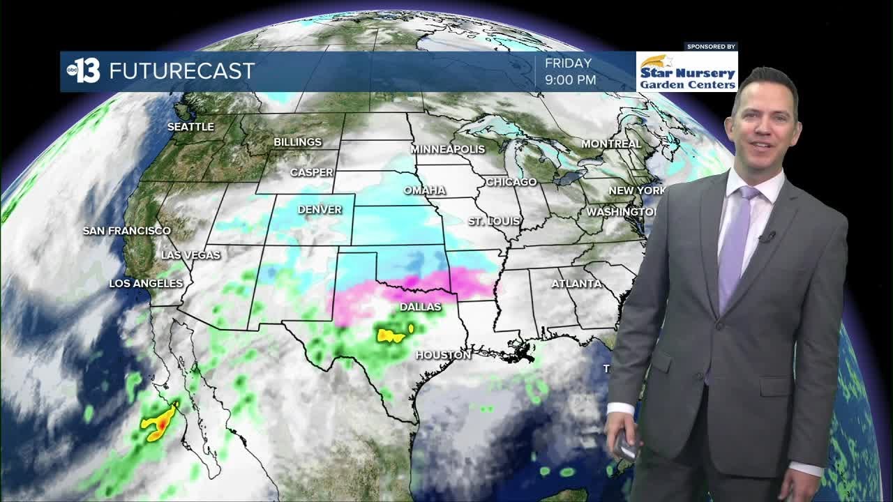 Mostly Cloudy Today, Isolated Showers Friday Into Saturday - YouTube