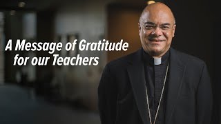 A Message of Gratitude for our Teachers