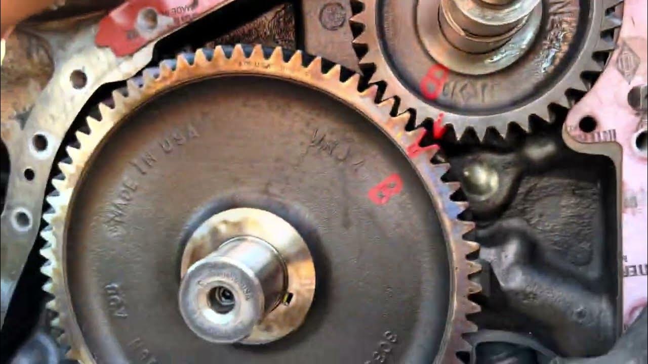 Timing marks for a big cam iv cummins youtube