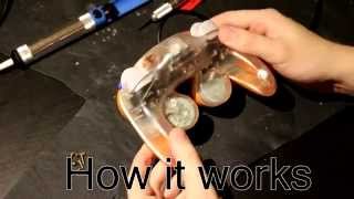 Shinewave - Reactive Gamecube Controller LED mod