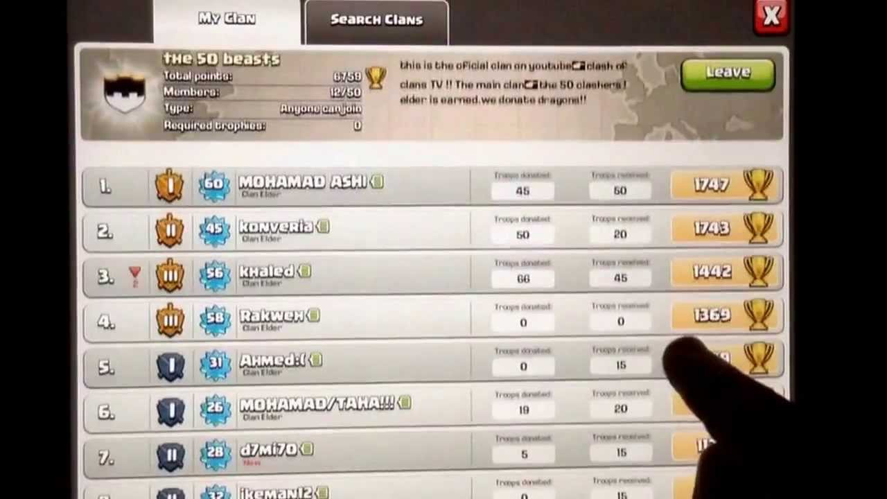 Clash Of Clans Join My Feeder Clan Youtube