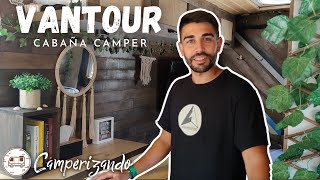 La DISTRIBUCIÓN IDEAL de una furgoneta camper. Cocina, comedor, dormitorio y baño | VANTOUR