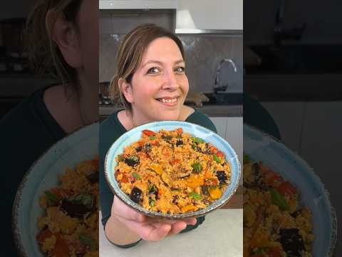 E che ci mangiamo oggi? Una golosa caponata di verdure con il cous cous 😋 #food #recipe #cooking