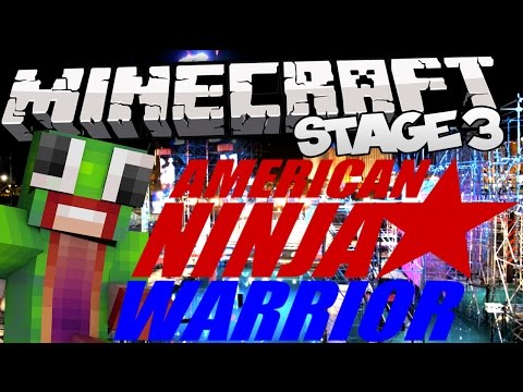 Minecraft: AMERICAN NINJA WARRIOR!  Mini-Game (Stage 3 