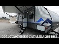 2021 Coachmen Catalina 261BHS Camper, Half-Ton Bunkhouse Super Slide Travel Trailer