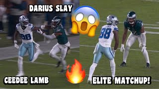 Ceedee Lamb Vs Darius Slay 🔥 (WR Vs CB) Eagles Vs Cowboys 2023 highlights