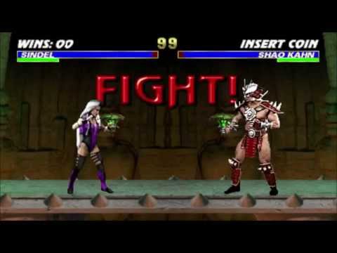 Ultimate Mortal Kombat 3 Sindel vs Shao Kahn (double flawless)