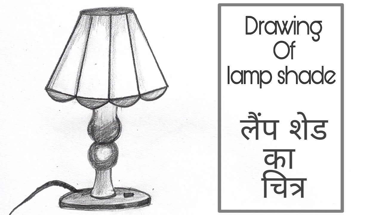 Hand drawing creative lamp sketch on concrete wall background. Idea,  innovation and finance concept