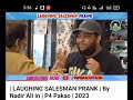 Pagal salesman prank by nadir ali tv