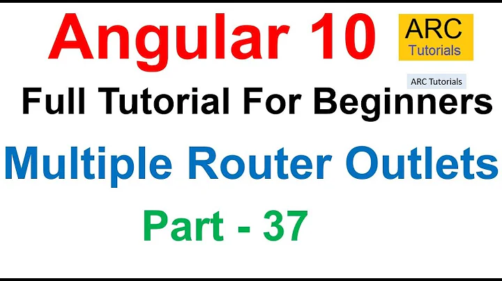 Angular 10 Tutorial #37 - Multiple Router Outlets in Angular | Angular 10 Tutorial For Beginners