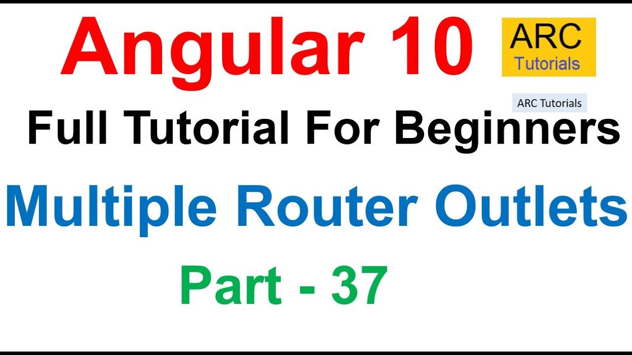 Angular 10 Tutorial #37 - Multiple Router Outlets In Angular | Angular 10 Tutorial For Beginners