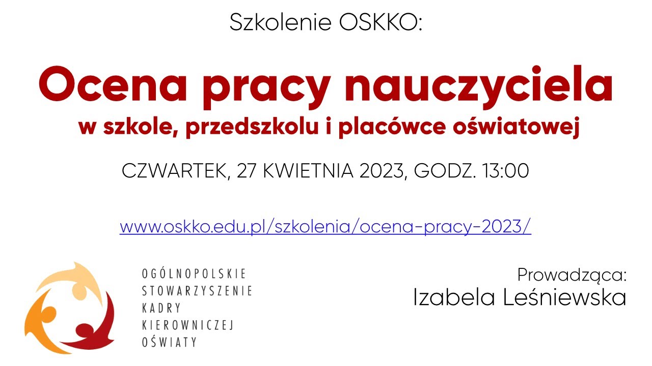 Wniosek O Ocenę Pracy Nauczyciela 2019 Ocena pracy nauczyciela w szkole, przedszkolu i placówce - zaproszenie