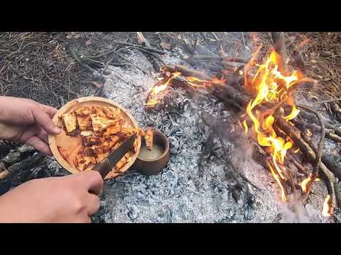 ლაზური კერძი ,,თავა\'. forest kitchen ,,tava\'Bushcraft