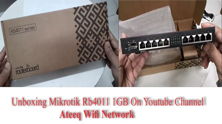 Unboxing and overview of Mikrotik RB4011