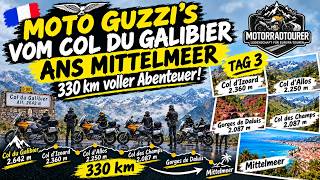 Motorcycle Tour with the Guzzisti 🏍️Western Alps, Day 3 — 330 km in the Rain — Galibier to Sea