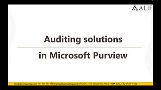 Auditing solutions in Microsoft Purview