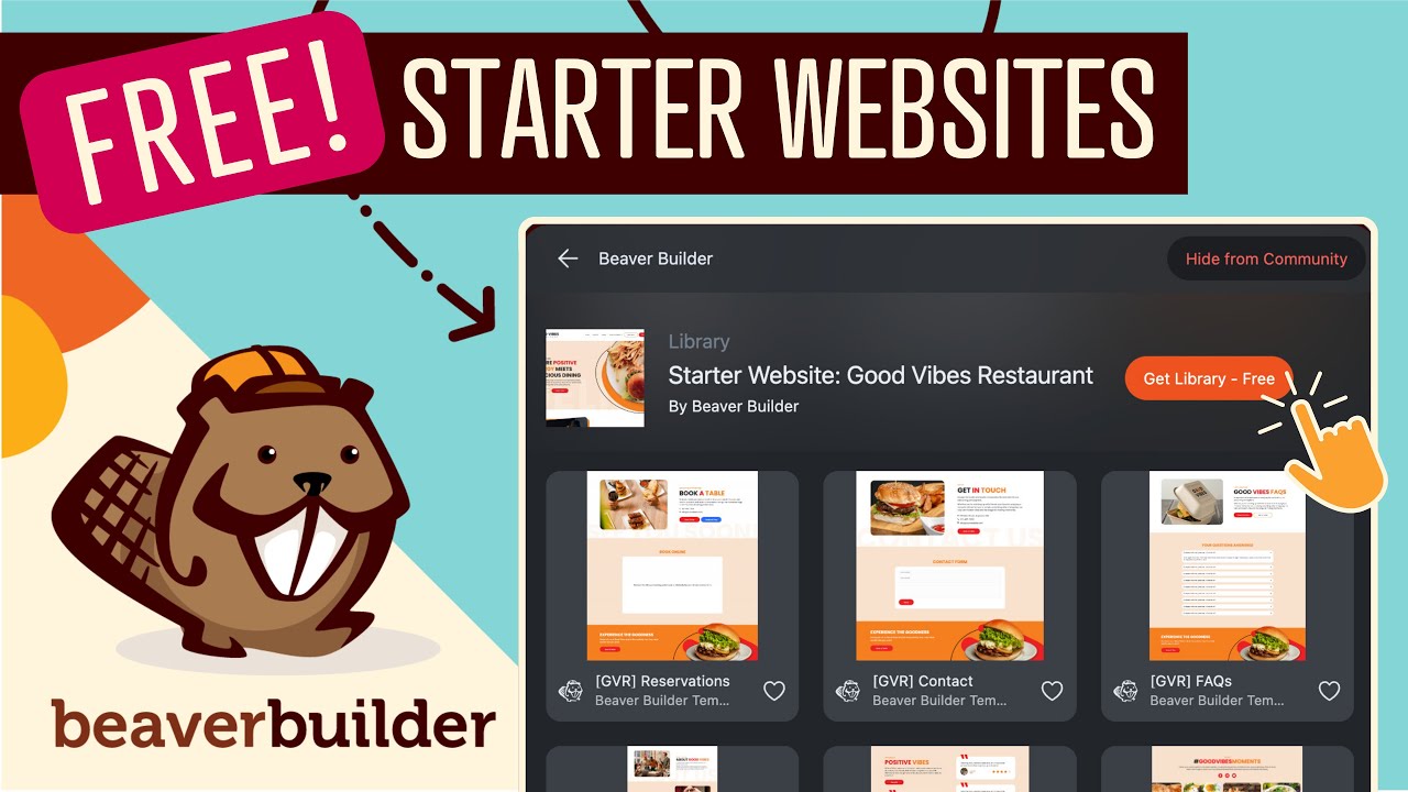 FREE Beaver Builder Starter Website Templates + BOX Module Site ...