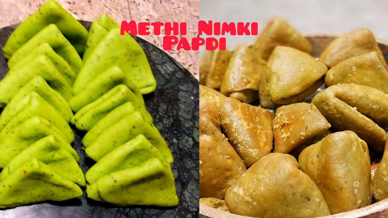 पहली बार में ही बनेगी एकदम परफेक्ट और खस्ता। 👌│METHI NIMKI RECIPE │#nimki #indianfood #crunchy 