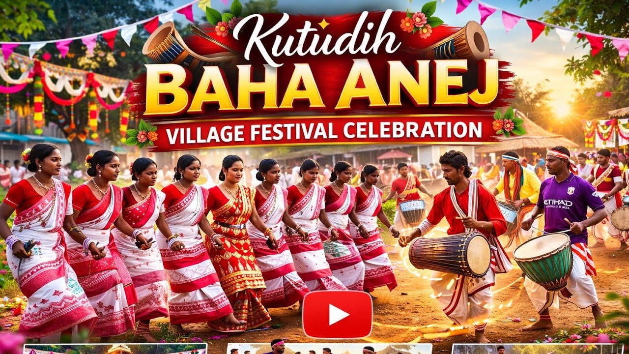 Kutudih Baha anej Baha Festival, Traditional Vlog, Living Culture, Cultural , Kutudih Baha Anej