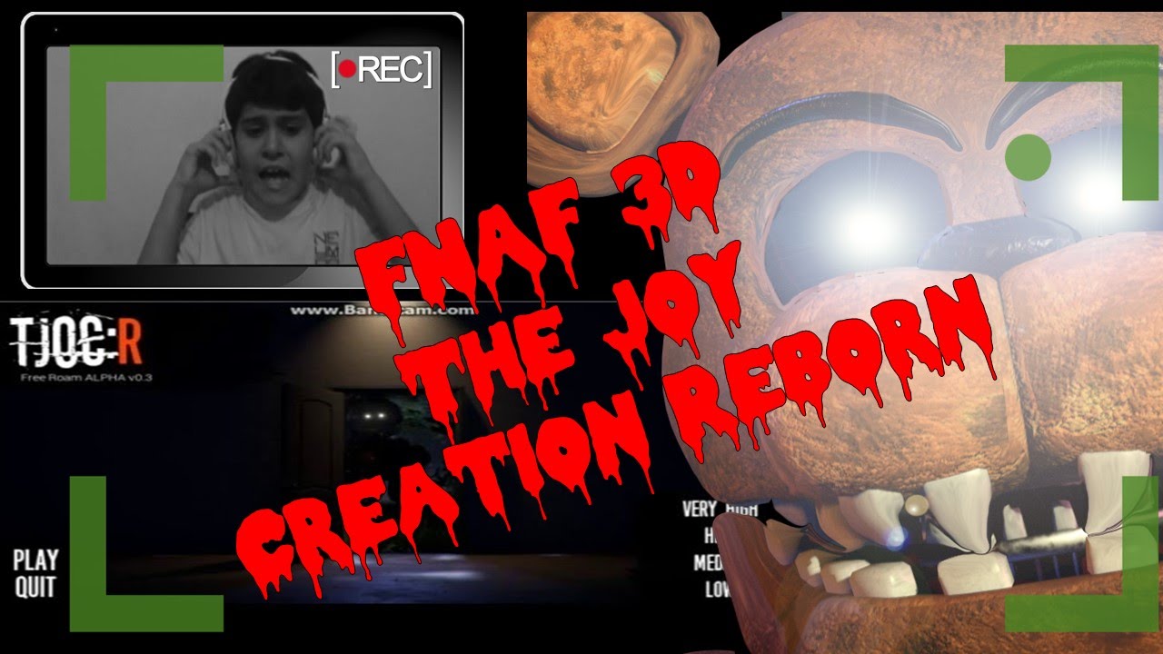 Novo jogo Five Nights at Freddy`s 3D - The Joy Of Creation Reborn- FNAF ...