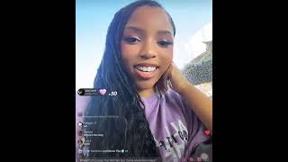 Chloe Bailey TikTok Live | 5.29.24 | cxhdailys