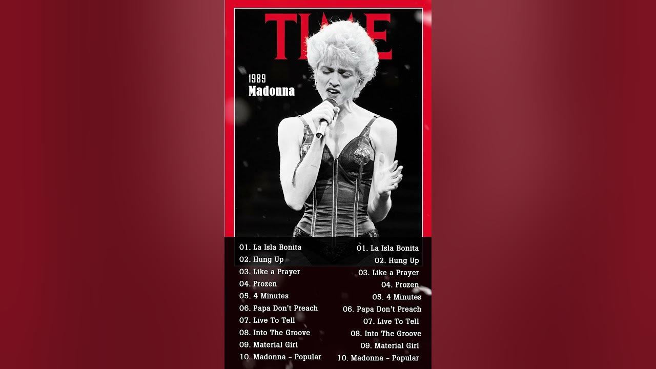 Madonna - Greatest Hits - Madonna Greatest Hits Full Album 💕 La Isla Bonita, Hung Up,...