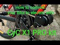 CyC X1 PRO unboxing and installation video. Converting mundraker Summum pro to electric bike