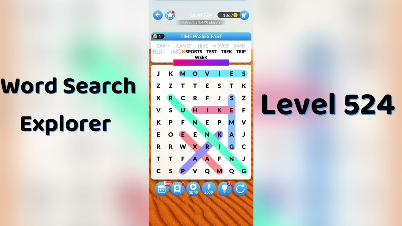Word Search Explorer Level 524 Answer 🔍 | Step-by-Step Guide | Go Answer