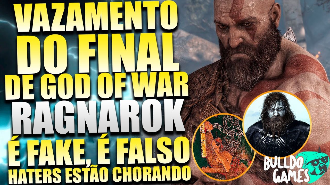 VAZAMENTO Do FINAL De God Of War RAGNAROK É FAKE !!! HATERS