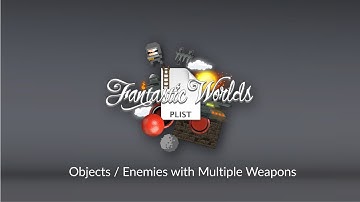 Objects that use Multiple Weapons in the Fantastic Worlds iOS Starter Kit