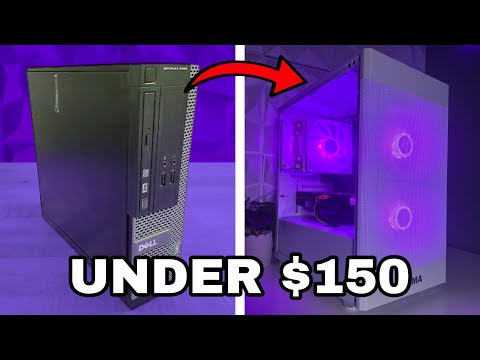 BUILDING A 0 GAMING PC! Optiplex 3020 SFF Case Swap...