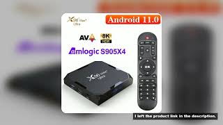 X96Max Plus Ultra TV Box Android 11 Amlogic S905X4 4GB/32GB 4GB/64GB TV BOX AV1 8K Wifi BT X96 Max M X96Max Plus Ultra TV Box Android 11 Amlogic S905X4 4GB/32GB 4GB/64GB TV BOX AV1 8K Wifi BT X96 Max M