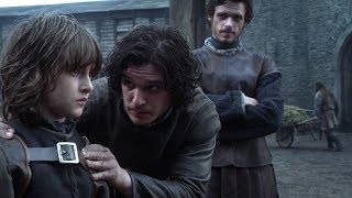 GoT - The Starks in Winterfell - First Scene (Game of Thrones S01E01)