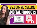 How to start selling digital products online educational products  what to sell  where