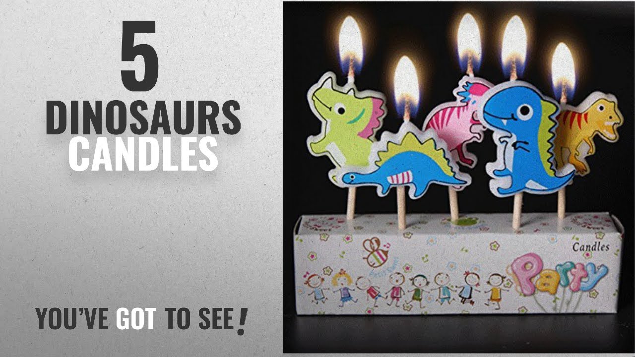 Top 10 Dinosaurs Candles [2018]: Birthday Candles Kids Child Boys Girls Cute Cartoon Animals Novel