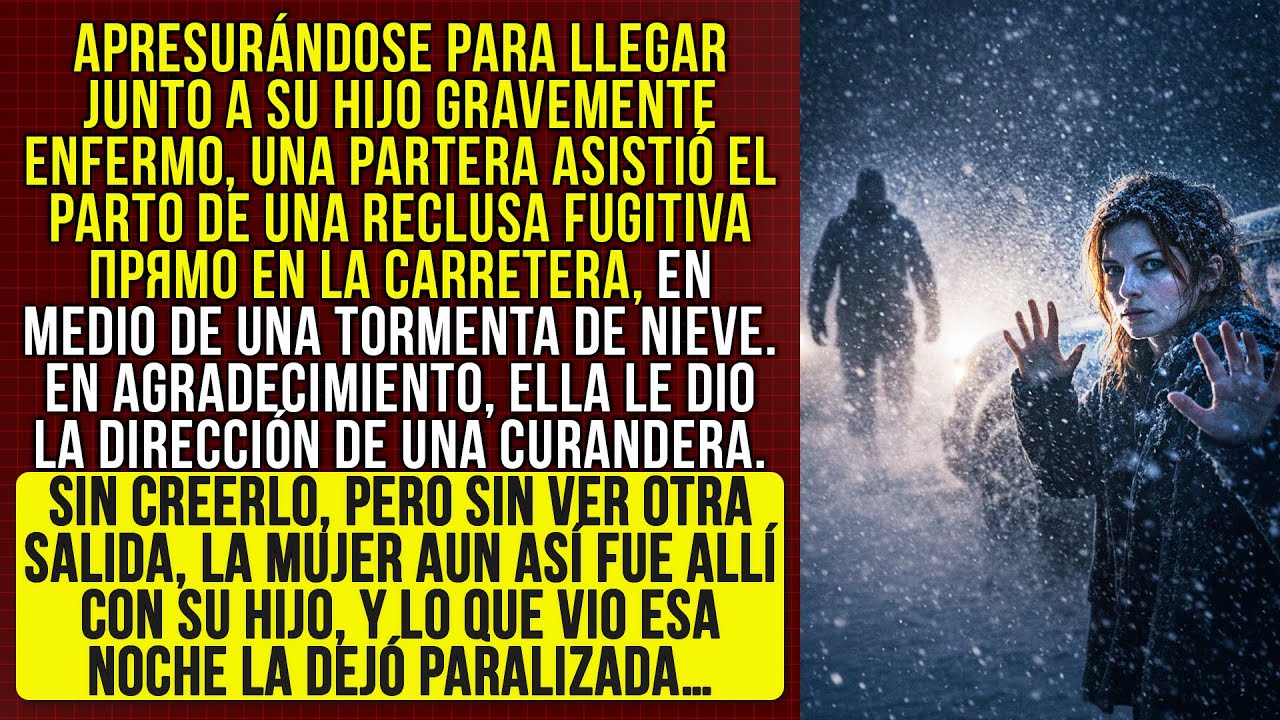 Rumbo a su hijo gravemente enfermo, una partera asistió el parto de una reclusa fugitiva.