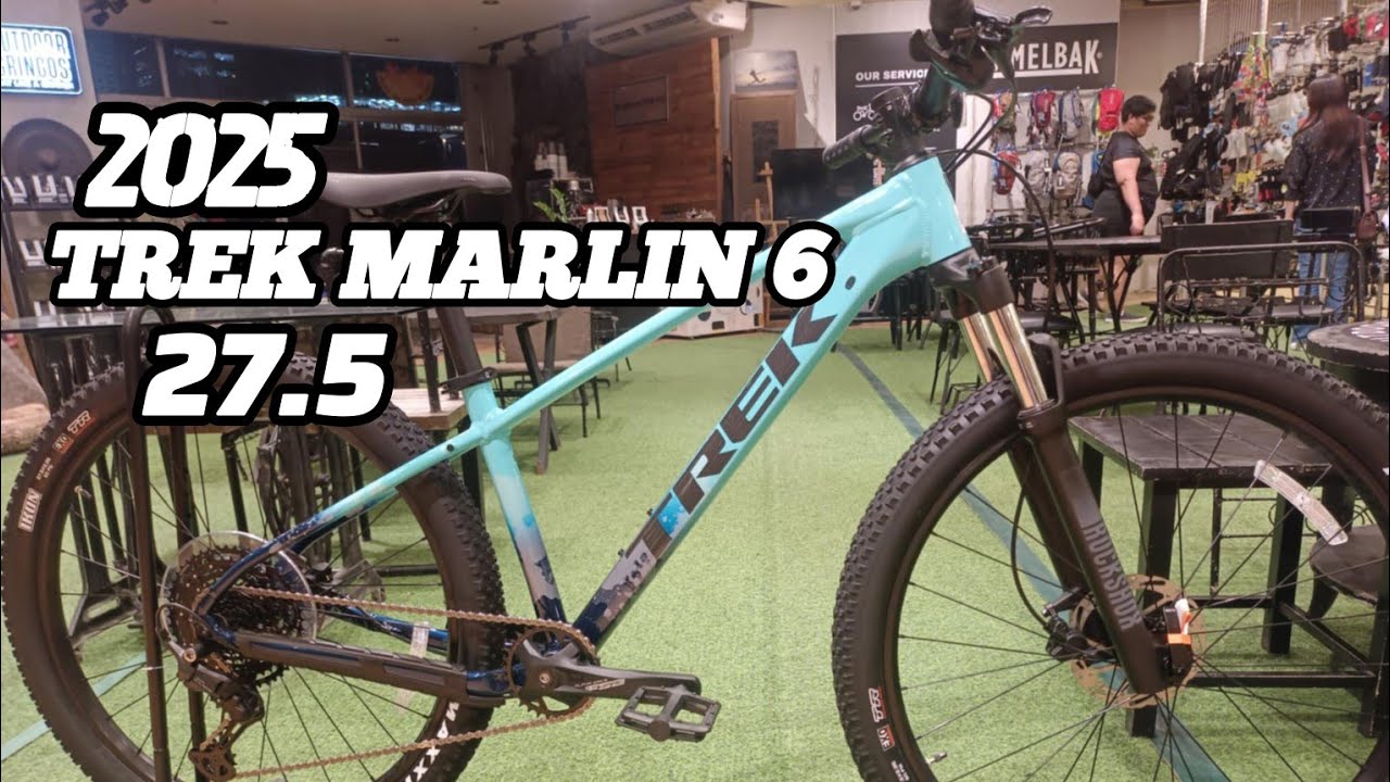 2025 TREK MARLIN 6 27.5 MIAMI GREEN/DARK AQUATIC - YouTube