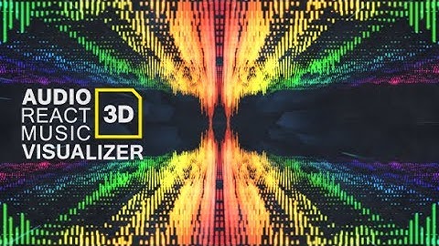Audio React Music Visualizer 3D | After Effects Template