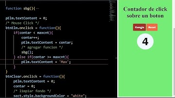 Limite para contador #click en #javascript #facil
