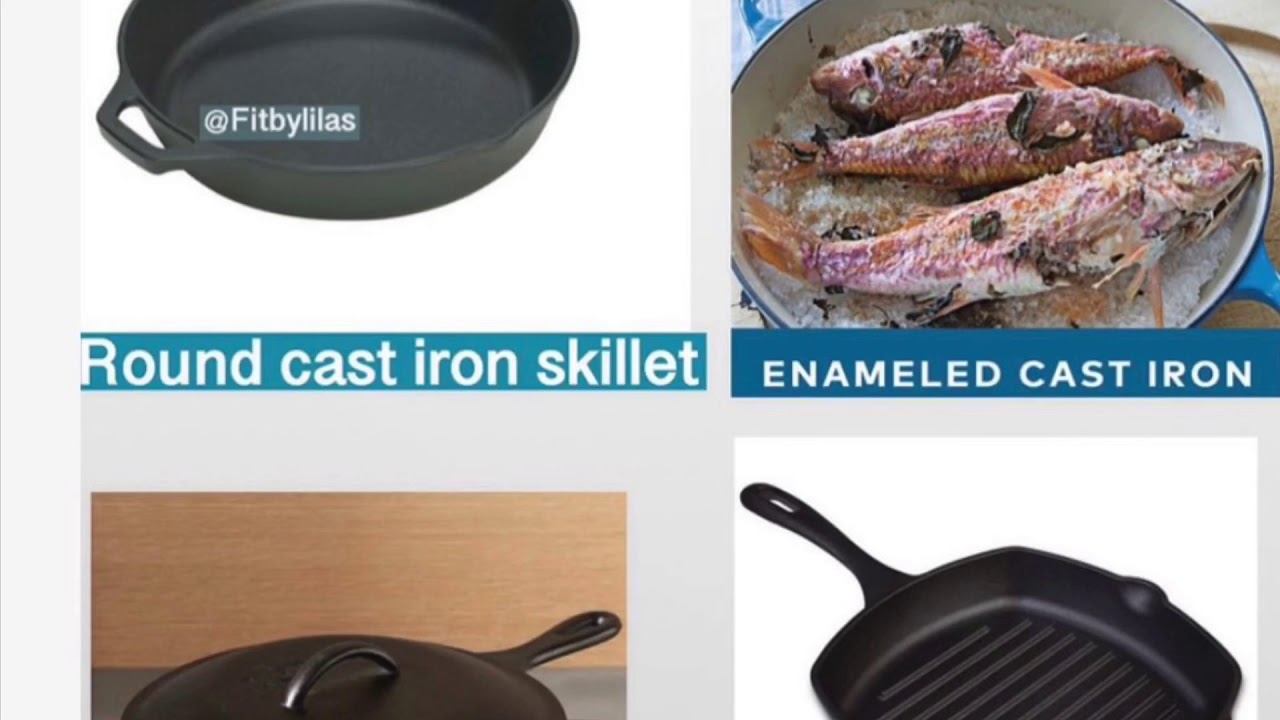 تنظيف اواني الحديد ،حديد الزهر how to clean cast iron skillet with seasoning - YouTube